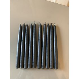 Gizemli Home 10'lu Set Siyah Şamdan Mumu