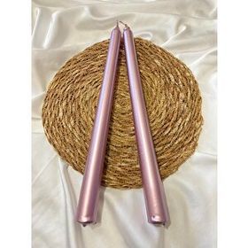Gizemli Home 2'li Rose Gold Metalik Şamdan Mumu