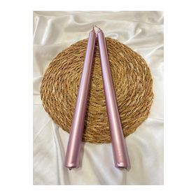 Gizemli Home 2'li Rose Gold Metalik Şamdan Mumu