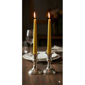 Gizemli Home 2'li Sarı Şamdan Mumu