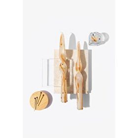 Gizemli Home 2'li Set Capri Burgulu Şamdan Mumu