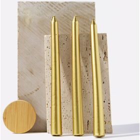 Gizemli Home 3'lü Gold Şamdan Mumu