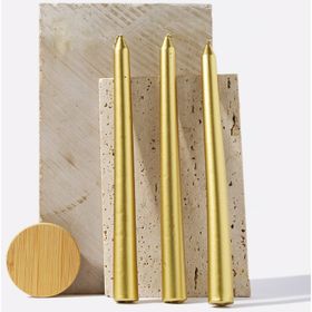 Gizemli Home 3'lü Gold Şamdan Mumu