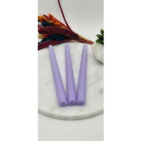 Gizemli Home 3'lü Lila Şamdan Mumu