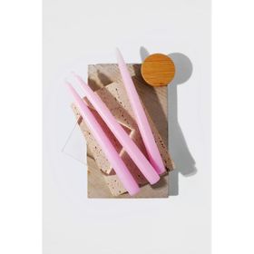 Gizemli Home 3'lü Pembe Şamdan Mumu