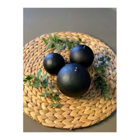 Gizemli Home 3'lü Set Top Siyah Mum