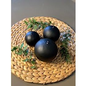 Gizemli Home 3'lü Set Top Siyah Mum