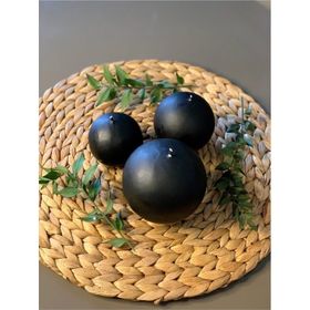 Gizemli Home 3'lü Set Top Siyah Mum