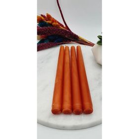 Gizemli Home 4'lü Tarçın Renk Şamdan Mum