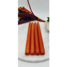 Gizemli Home 4'lü Tarçın Renk Şamdan Mum