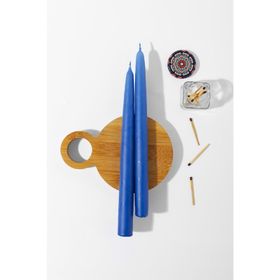 Gizemli Home GZMH-98786 2'li Mavi Şamdan Mumu