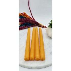 Gizemli Home Hardal 4'lü Set Şamdan Mum