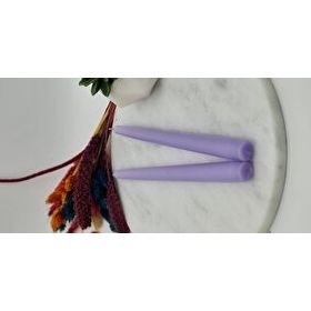 Gizemli Home Lila 2'li Şamdan Mum