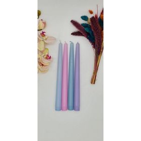 Gizemli Home Pastel Renk 4'lü Şamdan Mum