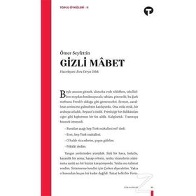GIZLI MABET - ÖMER SEYFETTIN (ISBN:9789758771844)