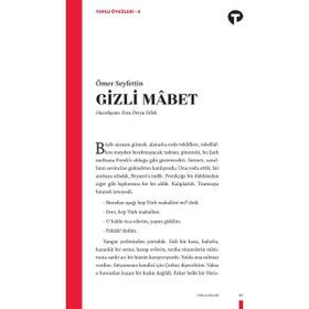 Gizli Mabet - Ömer Seyfettin
