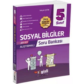 Gizli Yayınları 5. Sınıf Sosyal Bilgiler Araştırmalı Soru Bankası