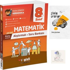 Gizli Yayınları 8.Sınıf Konu Özetli Alıştırmalı Matematik+Zihin Deneme