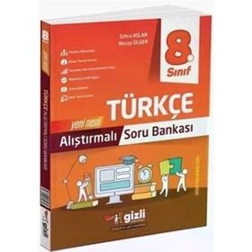 Gizli Yayınları - 8. Sınıf LGS Türkçe Alıştırmalı Soru Bankası