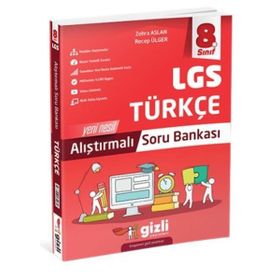 Gizli Yayınları - 8. Sınıf LGS Türkçe Alıştırmalı Soru Bankası
