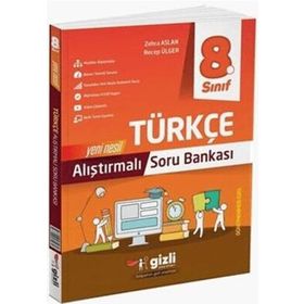 Gizli Yayınları - 8. Sınıf LGS Türkçe Alıştırmalı Soru Bankası