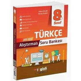 Gizli Yayınları - 8. Sınıf LGS Türkçe Alıştırmalı Soru Bankası