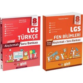 Gizli Yayınları - 8. Sınıf LGS Türkçe Soru Bankası - Fen Bilimleri Alıştırmalı Soru Bankası