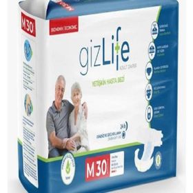 GizLife Belbantlı M 30 Adet Yetişkin Hasta Bezi