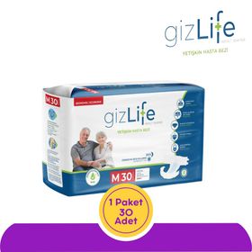 GizLife Belbantlı M 30 Adet Yetişkin Hasta Bezi