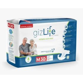 GizLife Belbantlı M 60 Adet Yetişkin Hasta Bezi