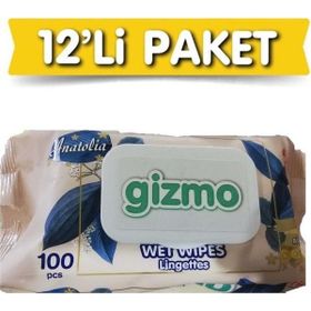 Gizmo 100'lü Islak Mendil (12 adet)