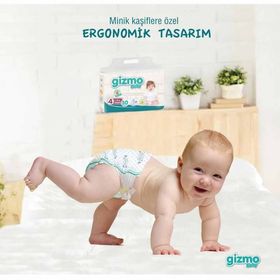 Gizmo Baby No:4 Maxi 30 Adet Bebek Bezi