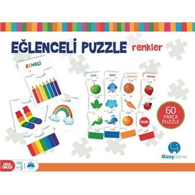 Gizzy Game Eğlenceli Sayılar 40 Parça Puzzle