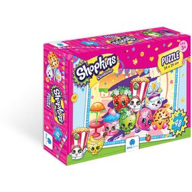 Gizzy Shopkins Cici Biciler 48 Parça Çocuk Puzzle