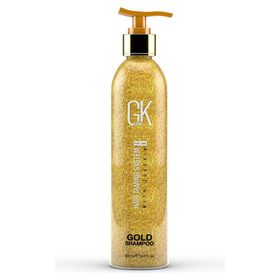 GK Hair Gold Shampoo Argan ve Shea Yağlı Parlatıcı ve Koruyucu Tüm Saç Tiplerine Uygun 250 ml Bakım Şampuanı