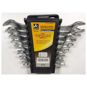 GK Tools 6x22 mm 8'li 2 Ağız Düz Anahtar Takımı