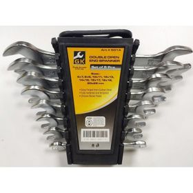 GK Tools 6x22 mm 8'li 2 Ağız Düz Anahtar Takımı