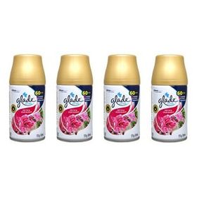 Glade 269 ml Otomatik Sprey Meyve Çiçek Buketi Yedek Oda Kokusu (4 adet)