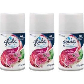 Glade 269 ml Otomatik Sprey Meyve Çiçek Buketi Yedek Oda Kokusu (4 adet)