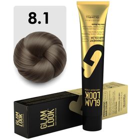 Glam Look Hair Color 8.1 Açık Kumral Küllü 100 ml Saç Boyası