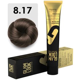Glam Look Hair Color 8.17 Açık Kumral Küllü Bej 100 ml Saç Boyası
