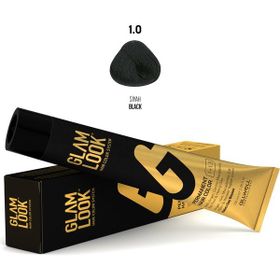 Glam Look Hair Color Black Siyah 1.0 100 ml Kalıcı Saç Boyası