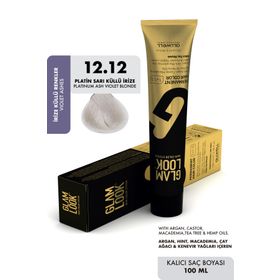 Glam Look Hair Color Platinum Intense Platin Sarı Yoğun Irize 12.22 100 ml Kalıcı Saç Boyası