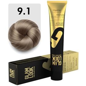 Glam Look Hair Color Very Lıght Ash Blonde Sarı Küllü 9.1 100 ml Kalıcı Saç Boyası