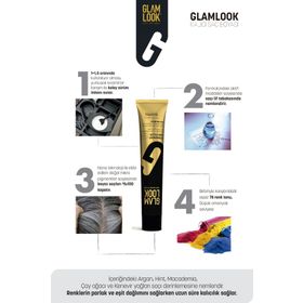 Glam Look Hair Color Very Lıght Ash Blonde Sarı Küllü 9.1 100 ml Kalıcı Saç Boyası