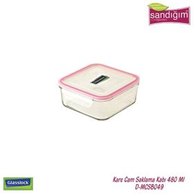 Glasslock 490 ml Kare Cam Saklama Kabı