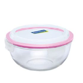 Glasslock D-MBCB100 1000 ml Yuvarlak Cam Saklama Kabı