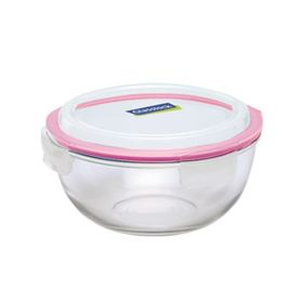 Glasslock D-MBCB400 4000 ml Yuvarlak Cam Saklama Kabı