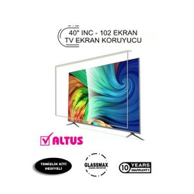 Glassmax Altus AL-40S5000 Uyumlu 40 inç 102 Ekran TV Ekran Koruyucu