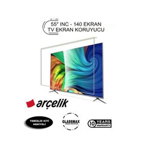 Glassmax Arçelik 55P7500 Uyumlu 55 inç 140 Ekran TV Ekran Koruyucu